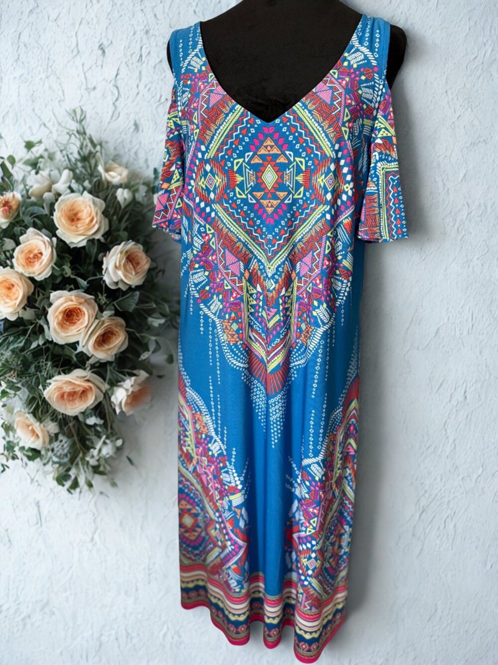 Ruffled Sleeve Summer Dress